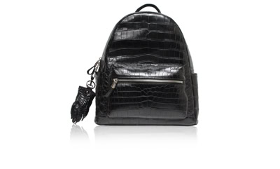 Crocodile Skin Backpack