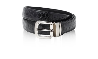 Crocodile Skin Belt For Men