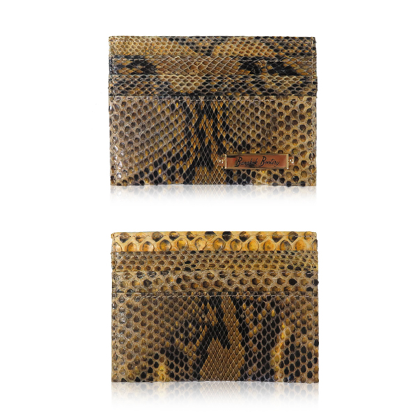 Genuine Snakeskin Card Holder