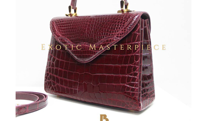 Crocodile Skin Handbag
