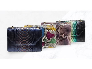 why python skin is great for a bag