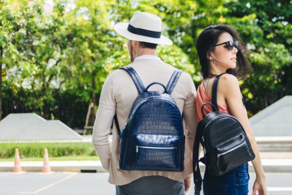 Crocodile Leather Backpack