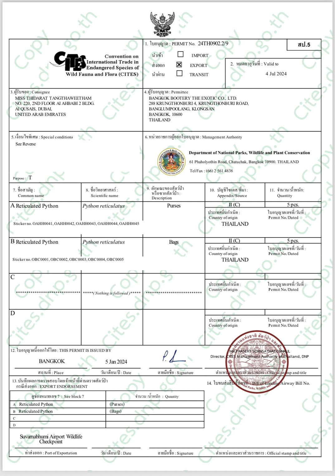 What Is CITES Certificate